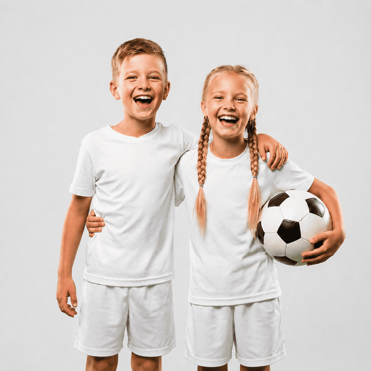 Kinder und Teamspirit